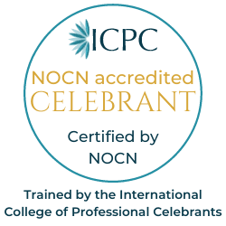 Celebrant Services | A logo of the Member of the International College of Professional Celebrants.